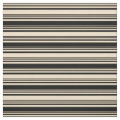 Tan und Schwarze Streifen/Linien Muster Stoff (Muster)