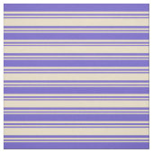 Tan und Slate Blue Colored Lines Stoff (Muster)