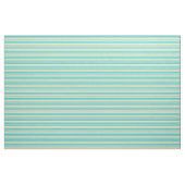 Tan und Türkis Streifen Stoff (Fat Quarter (45,7 x 55,9 cm))