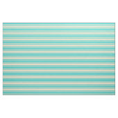 Tan und türkisfarbenes Muster Stoff (Fat Quarter (45,7 x 55,9 cm))