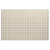 TAN und weißes Gingham-Muster-Gewebe Stoff (Yard (91,4 cm))