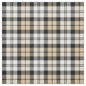 Tan und White Black Watch Tartan Kariert Stoff (Muster)