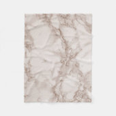 Tan und White Marble Blend Fleecedecke (Vorderseite)