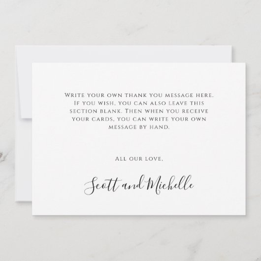 Tan White Brown Pferde Flat Danke Karte (Rückseite)