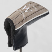 Tan Wood Golf Headcover (3/4 Vorderseite)