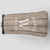 Tan Wood Golf Headcover (Vorderseite)