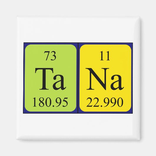 Tana Periodenmagnet Magnet (Vorne)