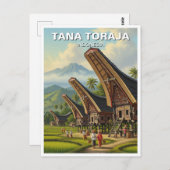 Tana Toraja Indonesia Travel Postkarte (Vorne/Hinten)