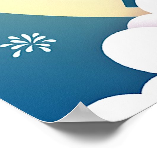 Tanabata Cowhere and Weaver Girl Button Postcard Poster (Ecke)