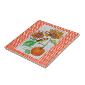 Tanager Pumpkin Fliese (Seite)