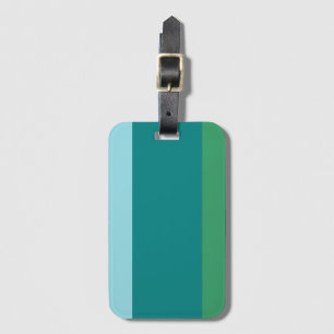 Tanager Türkis, Aquamarin Blue und Kelly Green Hor Gepäckanhänger
