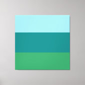 Tanager Türkis, Aquamarin Blue und Kelly Green Hor Leinwanddruck (Vorderseite)