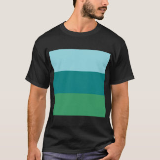 Tanager Türkis, Aquamarin Blue und Kelly Green Hor T-Shirt