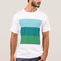 Tanager Türkis, Aquamarin Blue und Kelly Green Hor