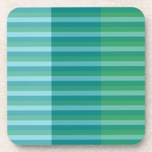 Tanager Türkis, Aquamarin Blue und Kelly Green Lin Getränkeuntersetzer
