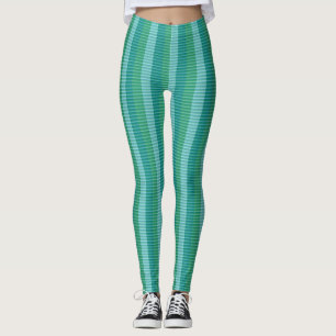 Tanager Türkis, Aquamarin Blue und Kelly Green Rep Leggings