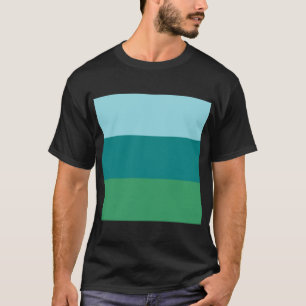 Tanager Türkis, Blaugrün und Kelly Grün Horizontal T-Shirt