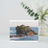 Tanah-Lot Bali Indonesia Postkarte (Stehend Vorderseite)