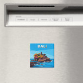 Tanah Lot Bali Indonesia Reisen Abstrakt Magnet (In Situ (Geschirrspüler))
