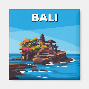 Tanah Lot Bali Indonesia Reisen Abstrakt Magnet