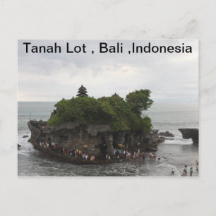 Tanah Lot, Bali, Indonesien Postkarte