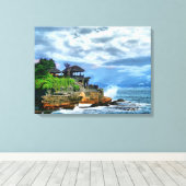 Tanah Lot Bali Temple Poster Leinwanddruck (Insitu (Holzboden))