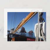 Tanbark Segel of a WA Postkarte (Vorne/Hinten)