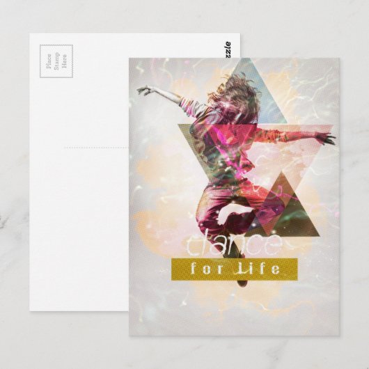 Tance4Life Postkarte (Vorne/Hinten)