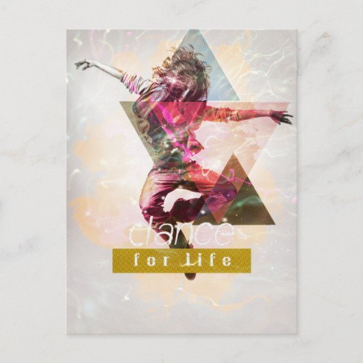 Tance4Life Postkarte (Vorderseite)