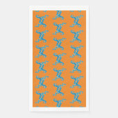 Tance Blue Chinese Dragon CC Paper Handtücher Serviette (Vorderseite)