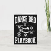 Tance Brother Playbook Comp Funny Dancing Proud Da Karte (Vorderseite)