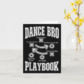 Tance Brother Playbook Comp Funny Dancing Proud Da Karte (Gelbe Blume)