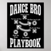 Tance Brother Playbook Comp Funny Dancing Proud Da Poster (Vorne)