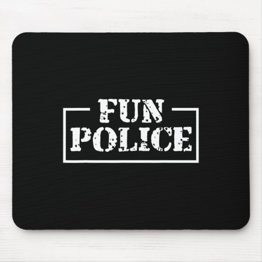 Tance Chaperone Spaß Police Dancing Sheriff Staat  Mousepad (Vorne)