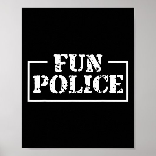 Tance Chaperone Spaß Police Dancing Sheriff Staat Poster (Vorne)
