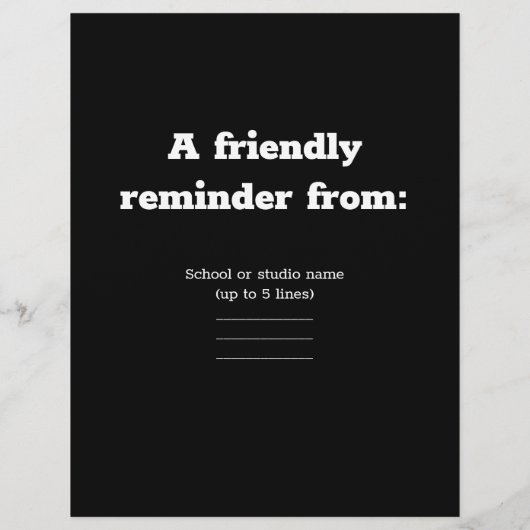 Tance Clean Cava Rosa Flyer (Hinten)