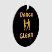 Tance Clean Cava Rosa Runde Ornament (Vorderseite)