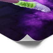 Tance Club Neon Sign mit Dancer Blacklight Poster (Ecke)