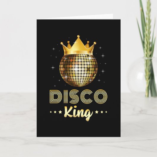 Tance Dancing Disco King Dancer Party Karte (Vorderseite)