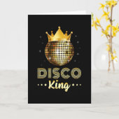 Tance Dancing Disco King Dancer Party Karte (Gelbe Blume)