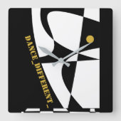 TANCE_DIFFERENT_ QUADRATISCHE WANDUHR (Vorderseite)