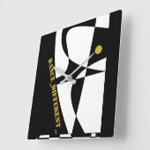 TANCE_DIFFERENT_ QUADRATISCHE WANDUHR (Winkel)