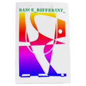 TANCE_DIFFERENT_Rainbow Mittlere Geschenktüte (Vorderseite)