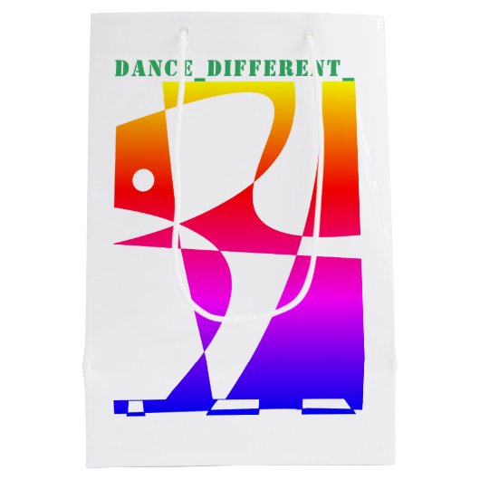 TANCE_DIFFERENT_Rainbow Mittlere Geschenktüte (Rückseite)