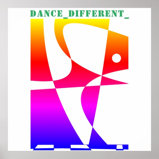 TANCE_DIFFERENT_Rainbow Poster (Vorne)