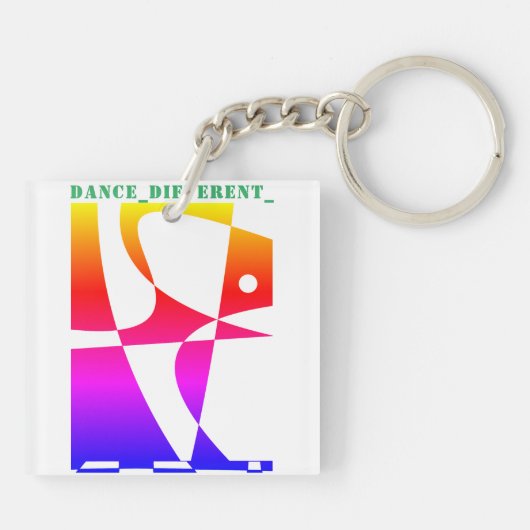 TANCE_DIFFERENT_Rainbow Schlüsselanhänger (Rückseite)