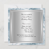 Tance Disco Zum Geburtstag Einladung (Rückseite)