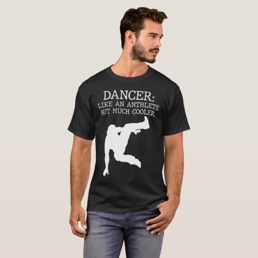 Tance Erwägungsgrund Tancer Abschluss Cool Tancing T-Shirt (Vorne ganz)