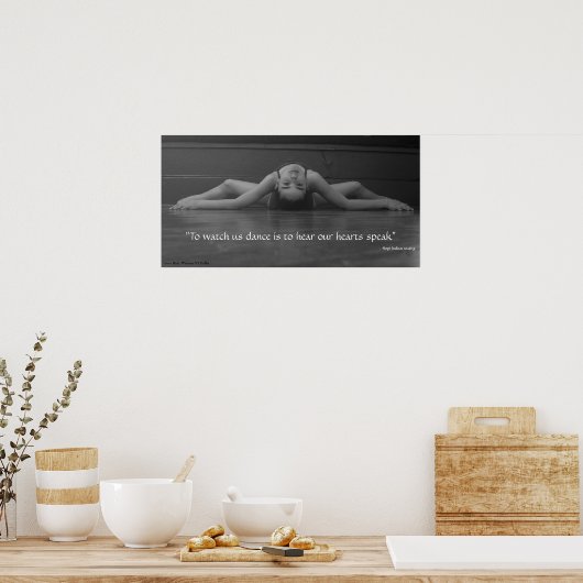 Tance Heart Speak Poster (Küche)