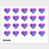 Tance Heart Stickers (Blatt)